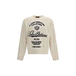 Dolce & Gabbana Men Cable-Knit Pullover